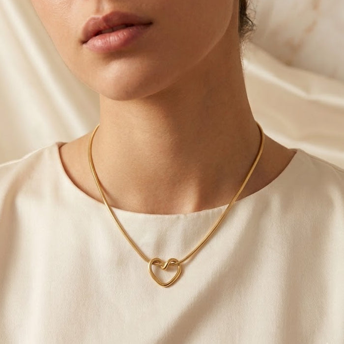Open Heart Necklace