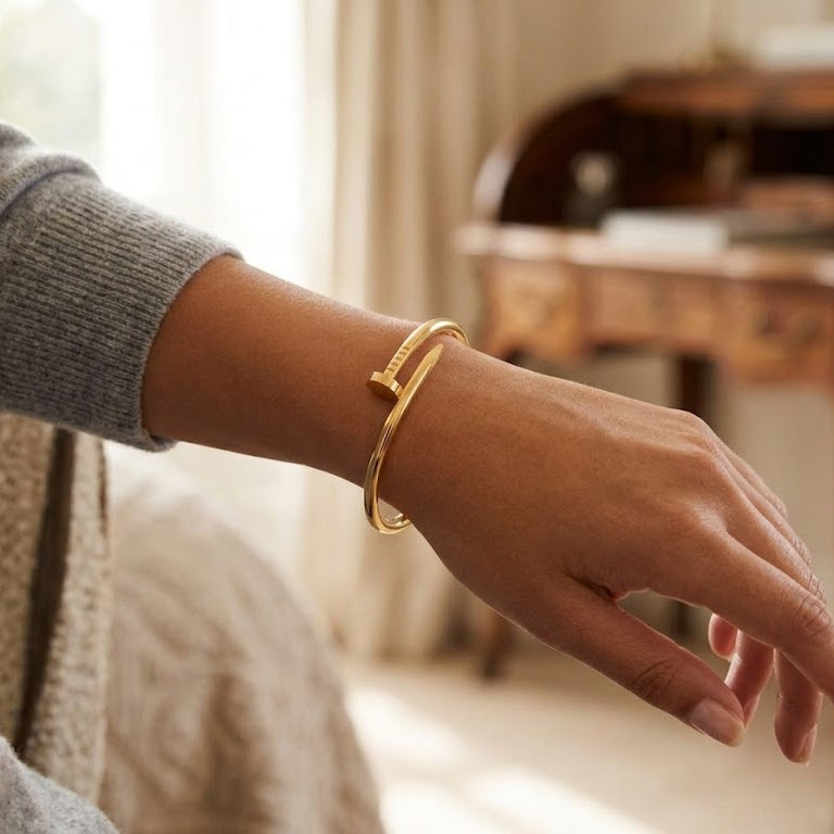 Screw Wrap Cuff Bangle