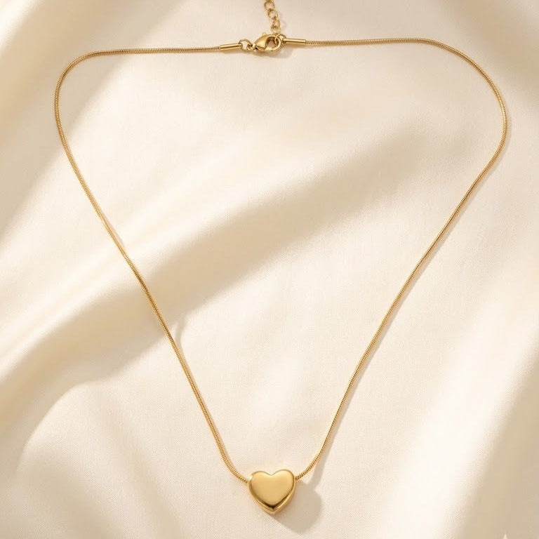 Puffy Heart Necklace