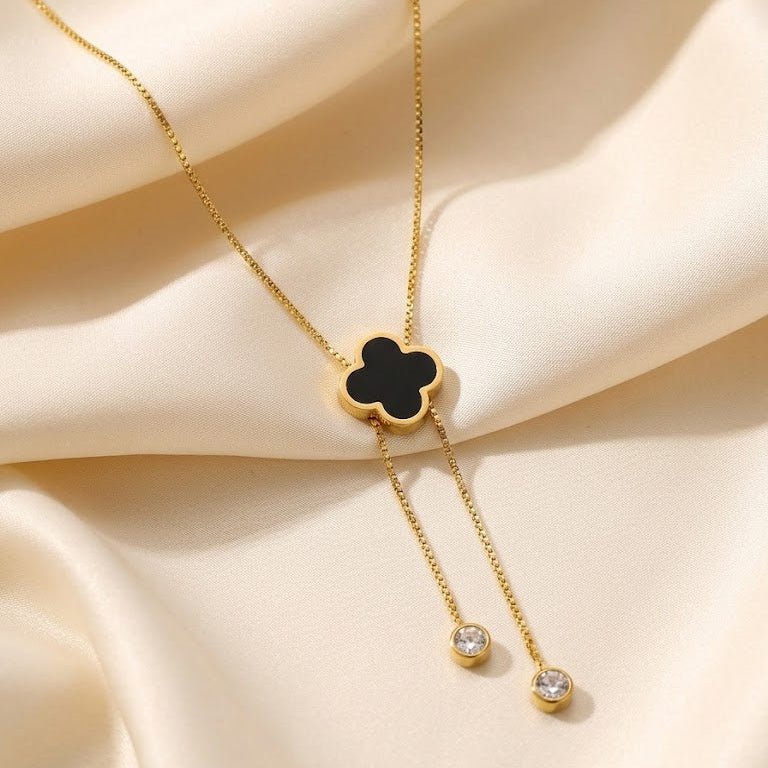 Clover Necklace & Earring Set