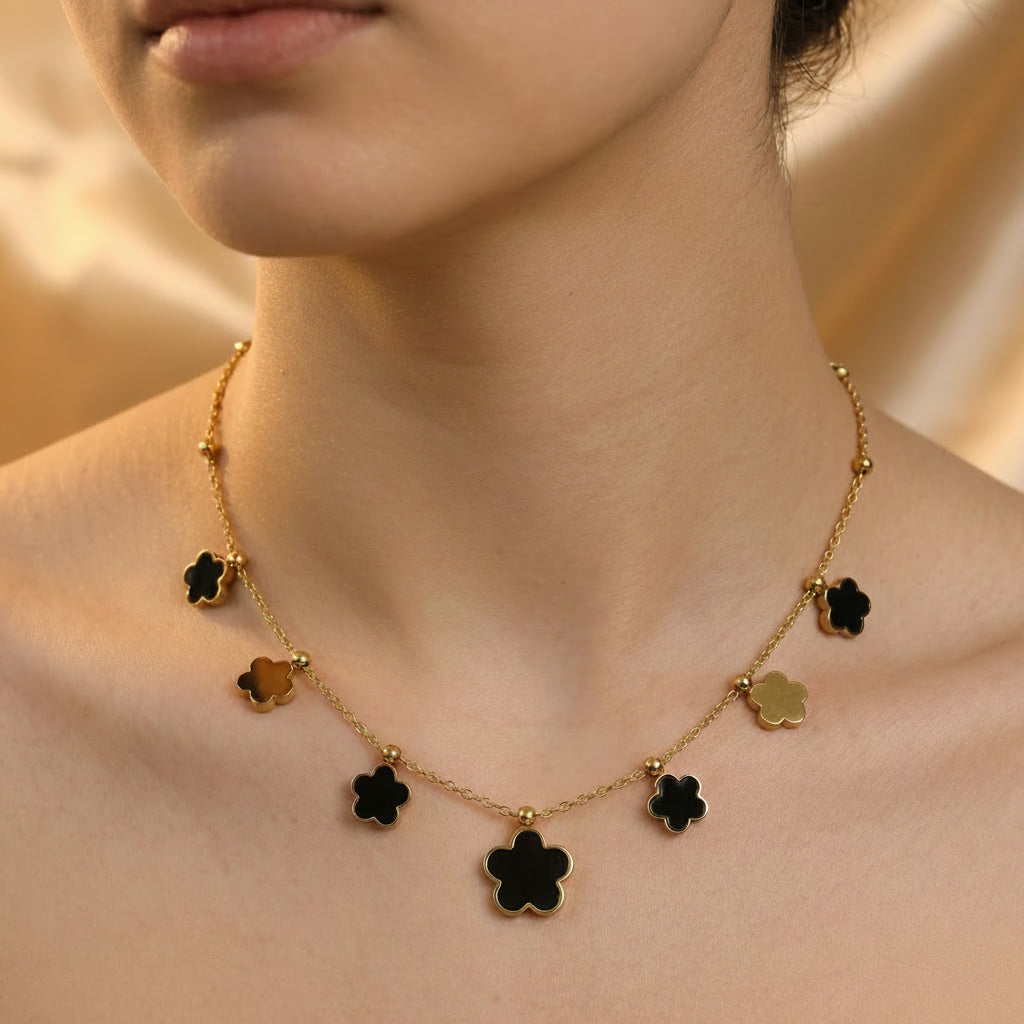 Flower Charm Necklace