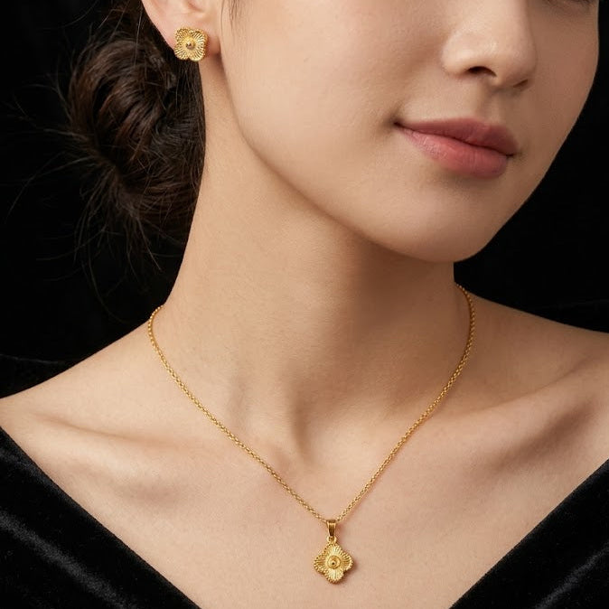 Vintage Bloom Jewelry Set