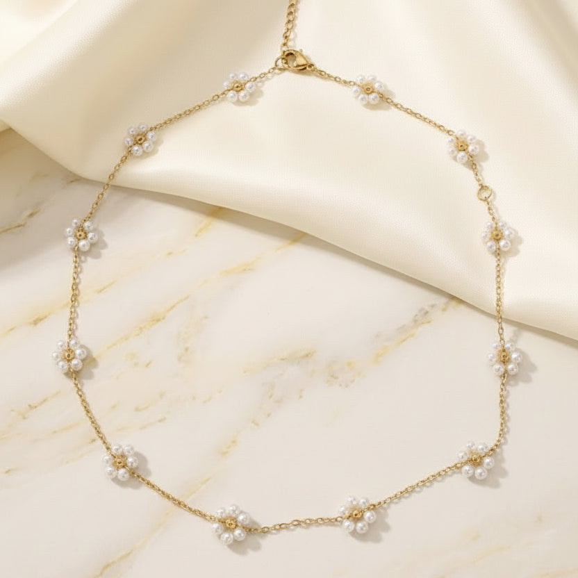 Floral Bead Necklace