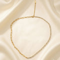 Half & Half Crystal Tennis Necklace