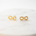 Infinite Stud Earrings - Gold