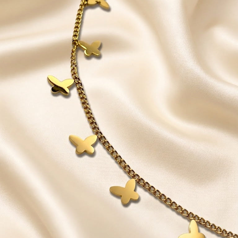 Golden Butterfly Necklace